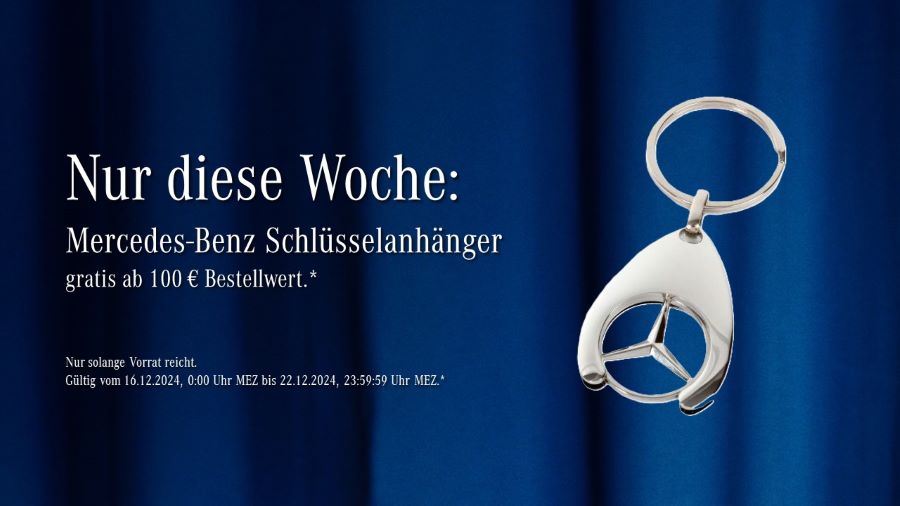 Mercedes-Benz Schlüsselanhänger als Geschenk gratis* 